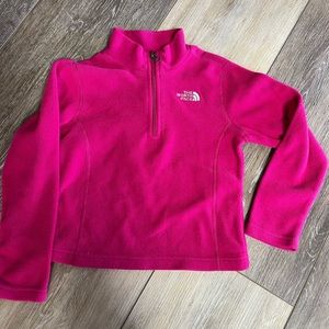 Girls north face fleece top